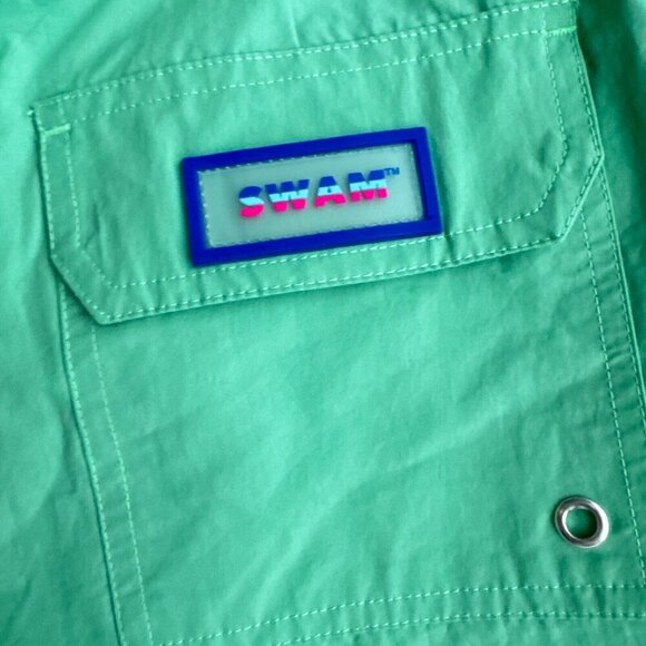 Woodpecker Green Swim Shorts M - Picture 5 of 6
